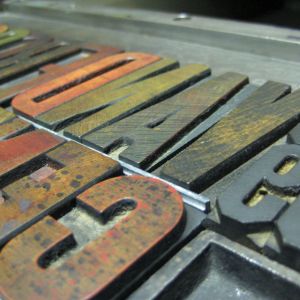 Vandercook Centenary Poster